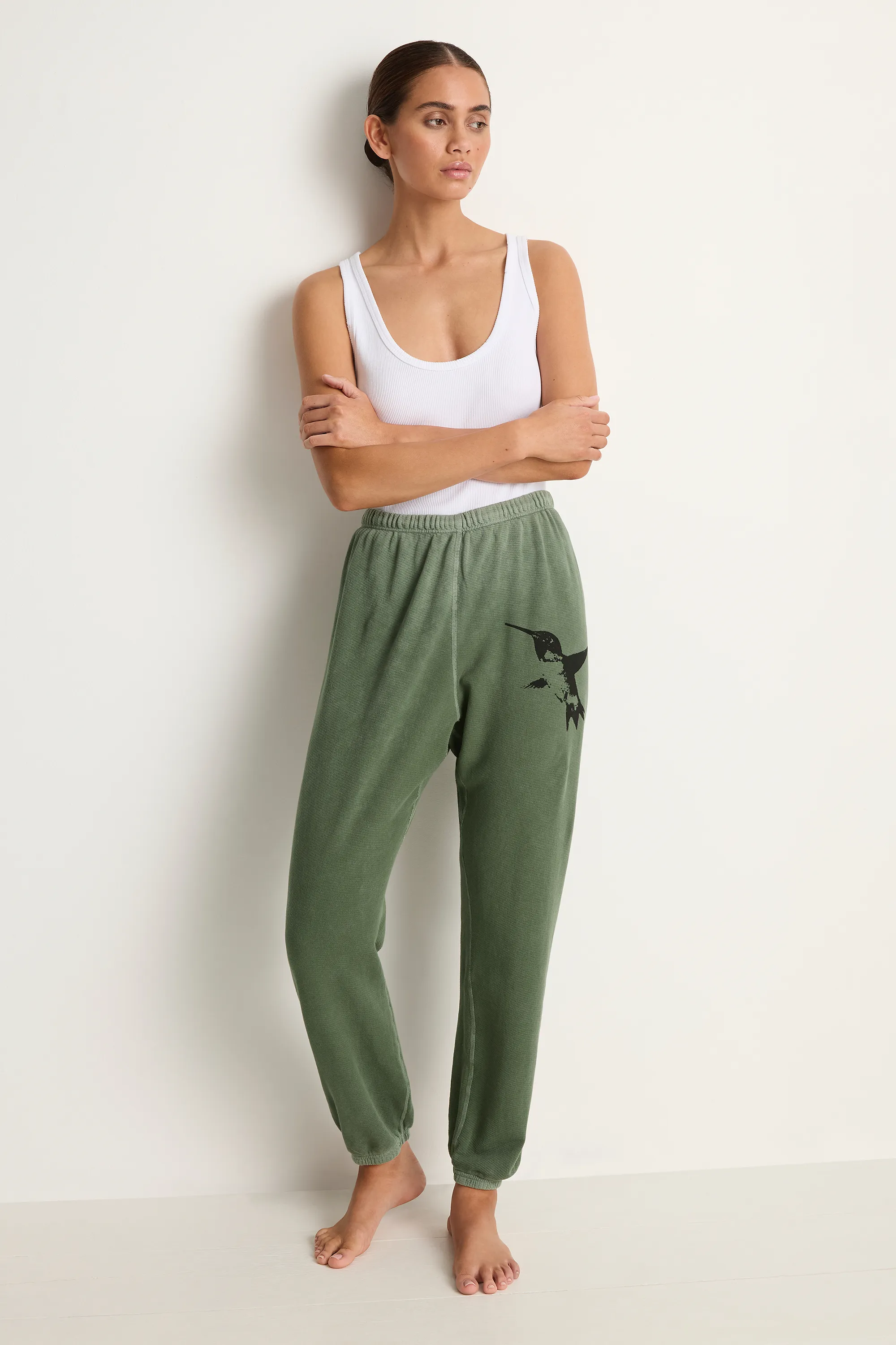 FREECITY Sparrow Circa 2005 Supervintage Yumm OG Sweatpant - greendirt powder sold by Soleil Blue product image thumbnail 2