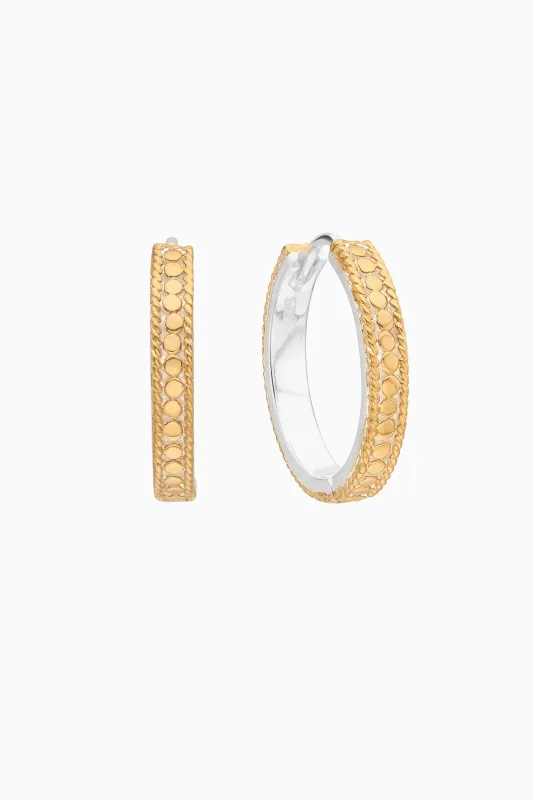 Anna Beck Unity Hoop Earrings - Gold made by Anna Beck