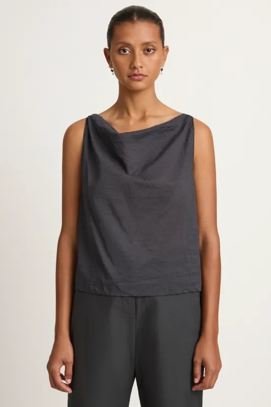 Elsa Esturgie Neo Top - Carbon - FINAL SALE made by elsa esturgie