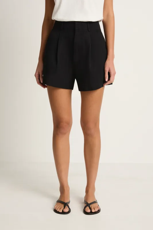 Apiece Apart Short Bari Short - Black made by Apiece Apart
