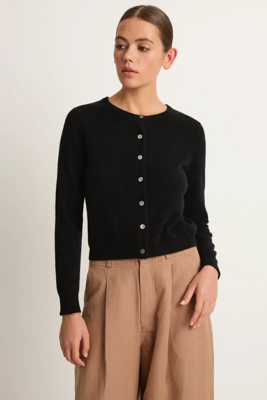 Demylee Ava Cardigan - Black made by DEMYLEE