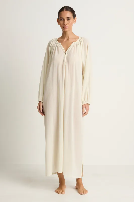 Mikoh Aniwa Maxi Dress - Chalk made by Mikoh