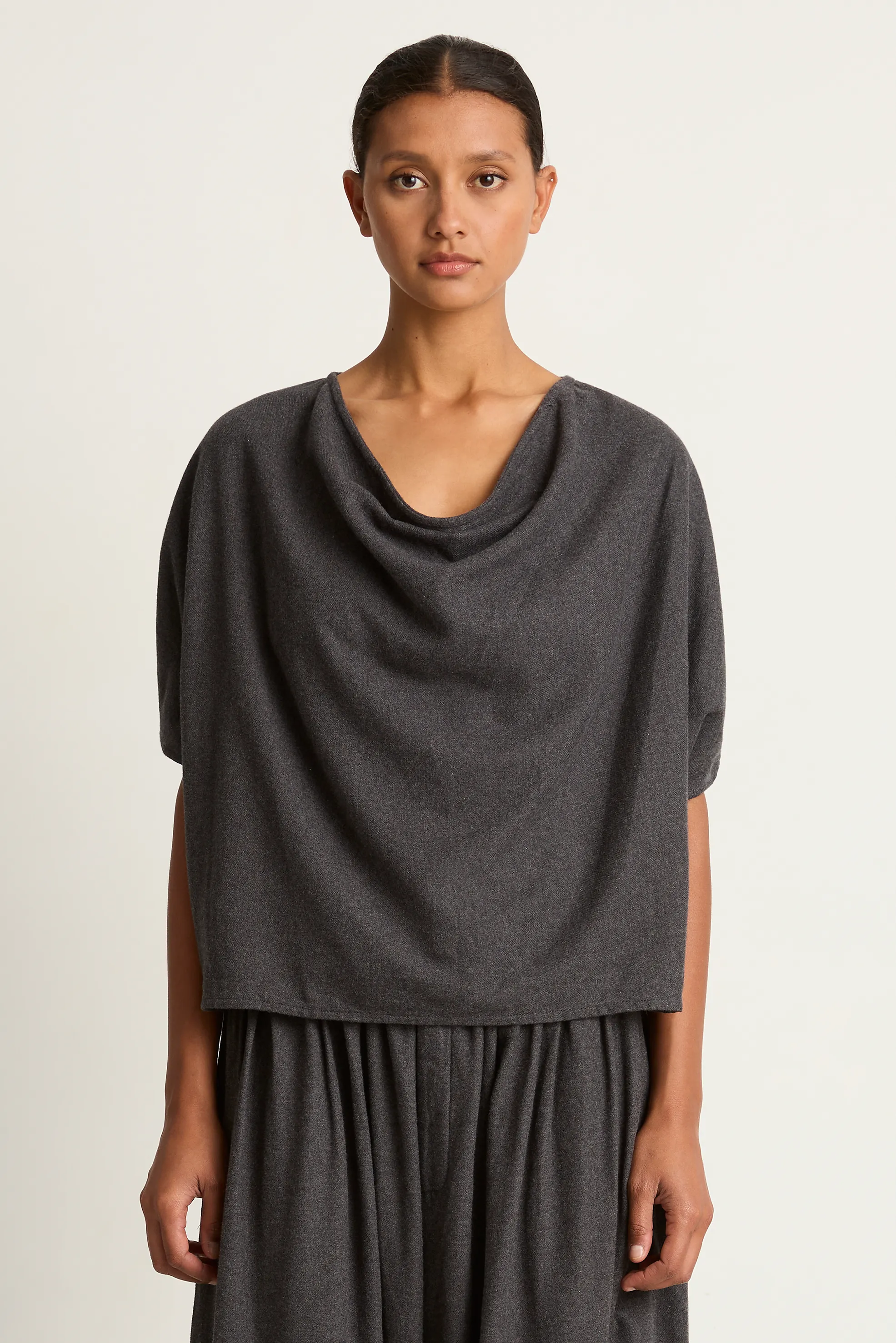 Elsa Esturgie Melancolie Top - Grey - FINAL SALE sold by Soleil Blue product image thumbnail 5