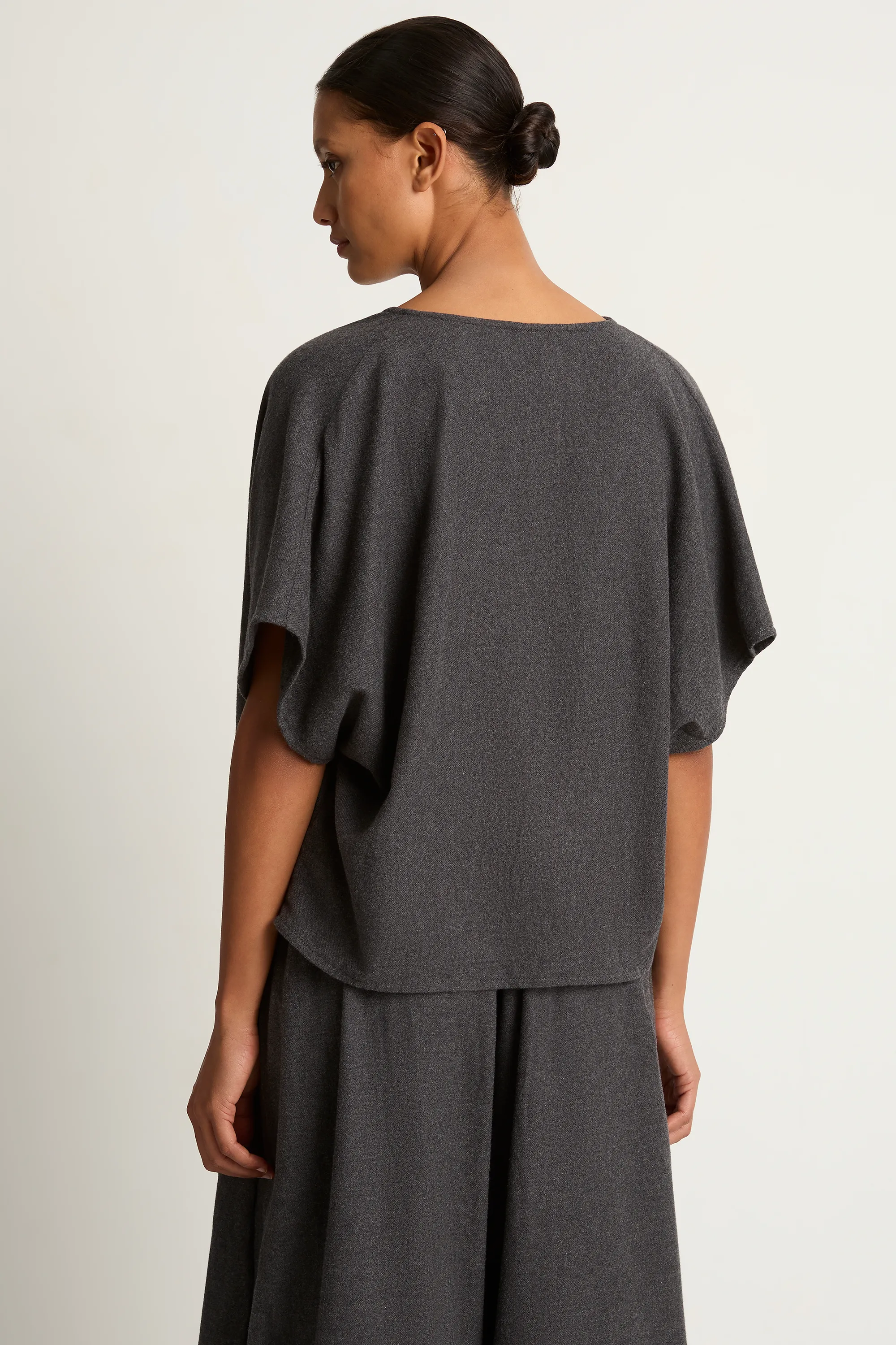 Elsa Esturgie Melancolie Top - Grey - FINAL SALE sold by Soleil Blue product image thumbnail 4