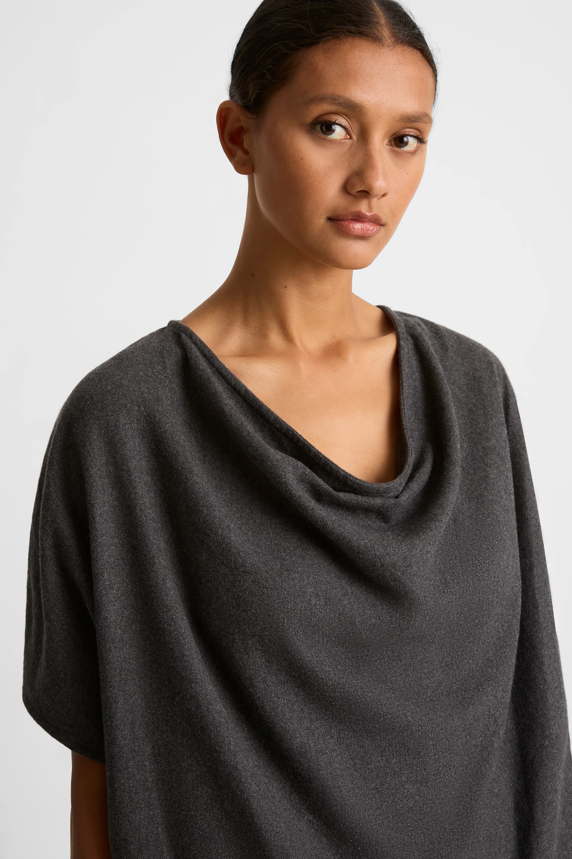 Elsa Esturgie Melancolie Top - Grey - FINAL SALE sold by Soleil Blue product image thumbnail 3