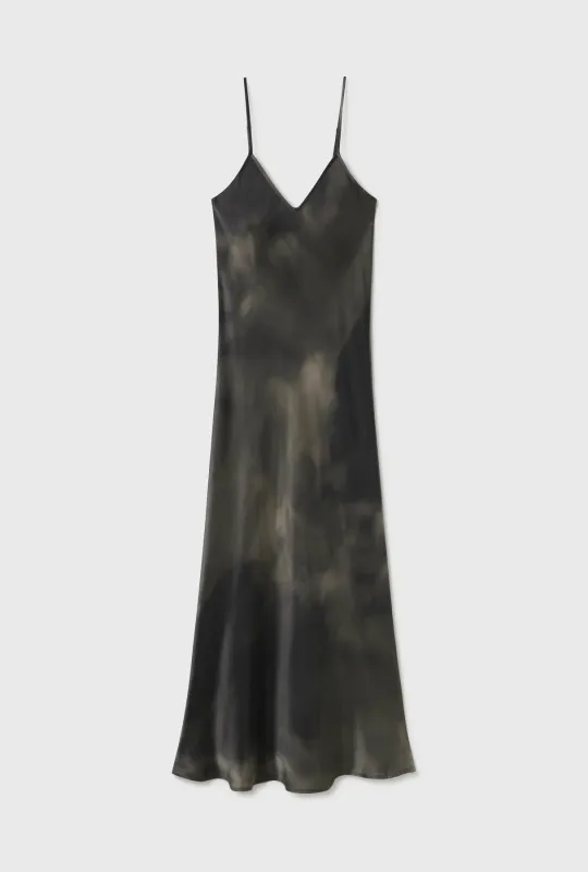 Silk Laundry 90s Slip Dress - Smoke - FINAL SALE made by Silk Laundry