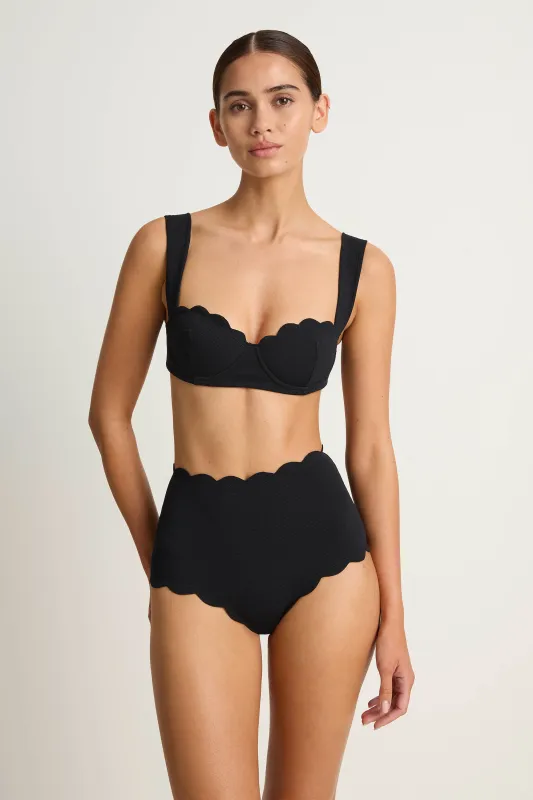 Marysia North Balconette Top - Black made by Marysia Swim