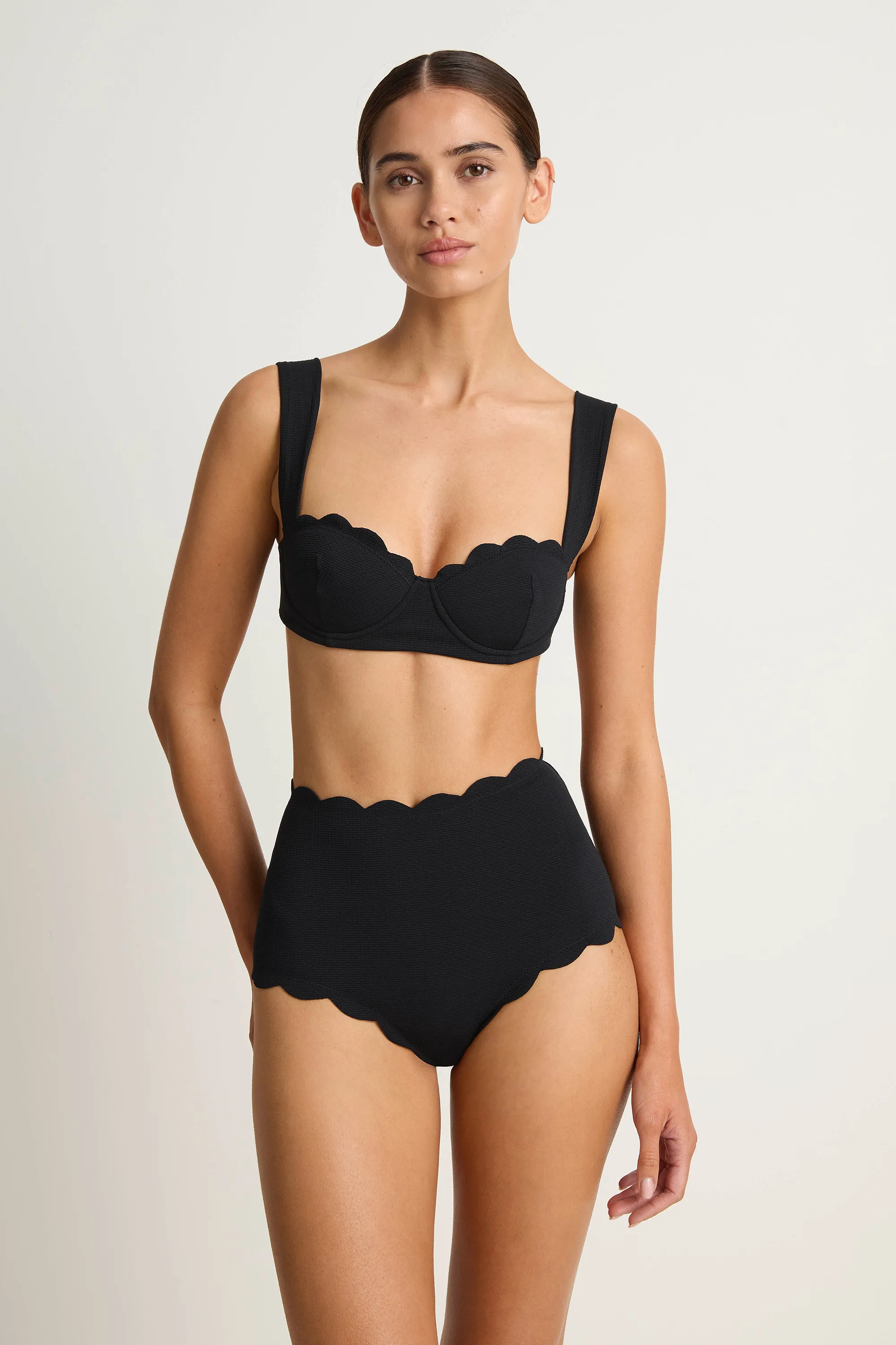 Marysia North Balconette Top - Black sold by Soleil Blue
