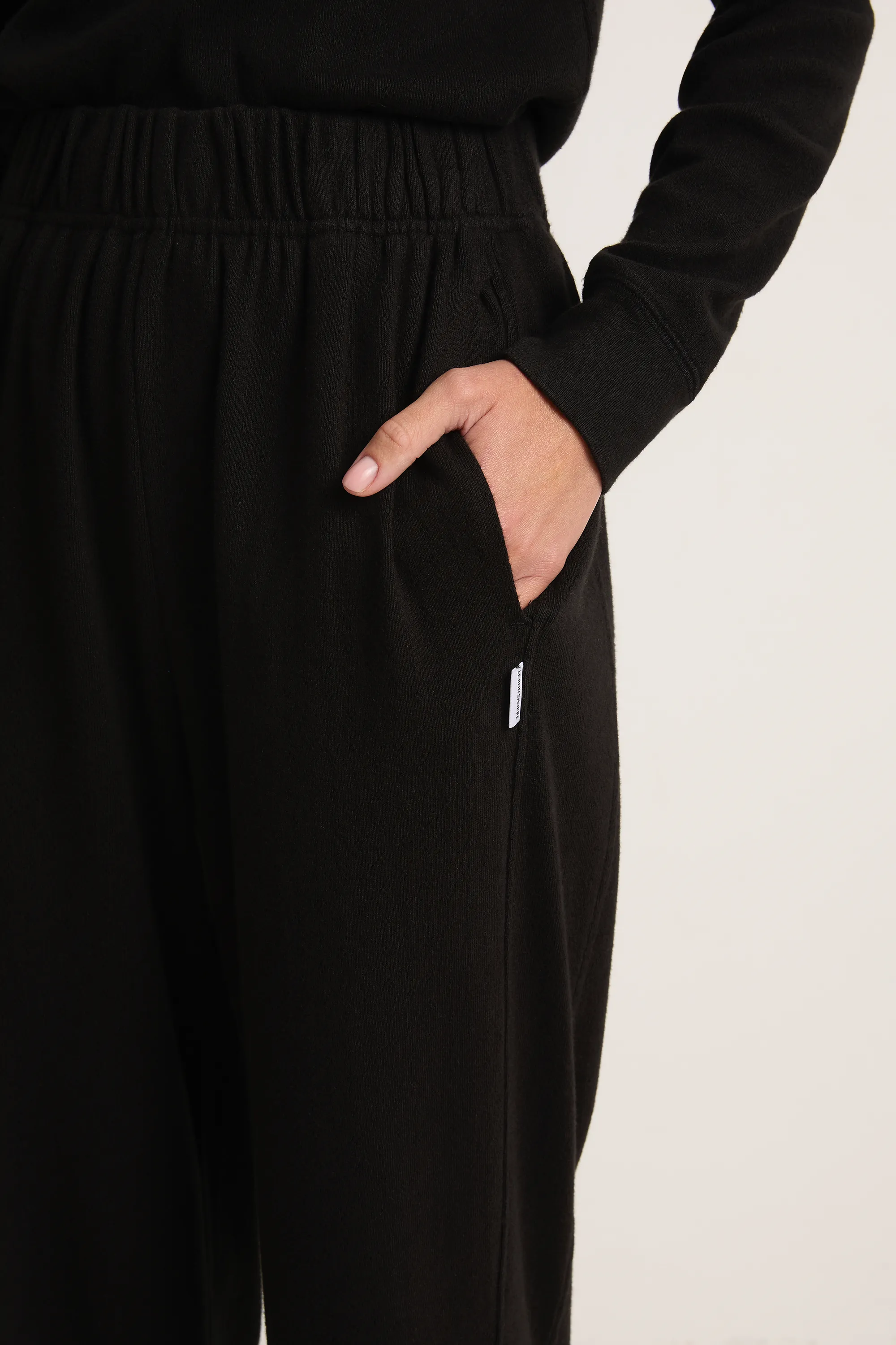 Le Bon Shoppe Pointelle Balloon Pants - Black sold by Soleil Blue product image thumbnail 4