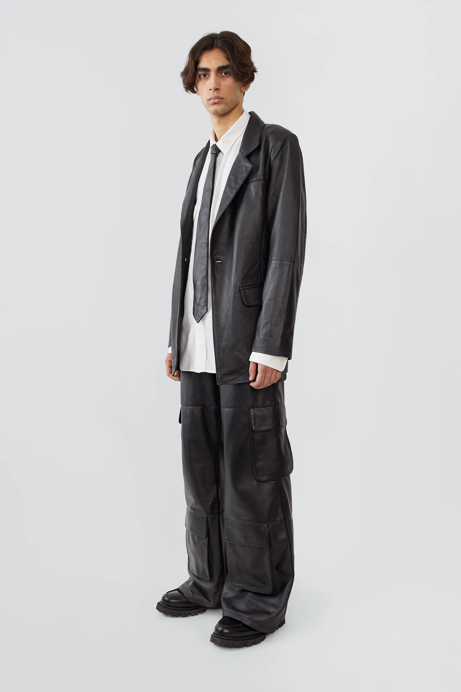 Bradley Leather Blazer sold by Deadwood Studios product image thumbnail 3