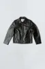 Bruno Black Leather Patch Jacket sold by Deadwood Studios