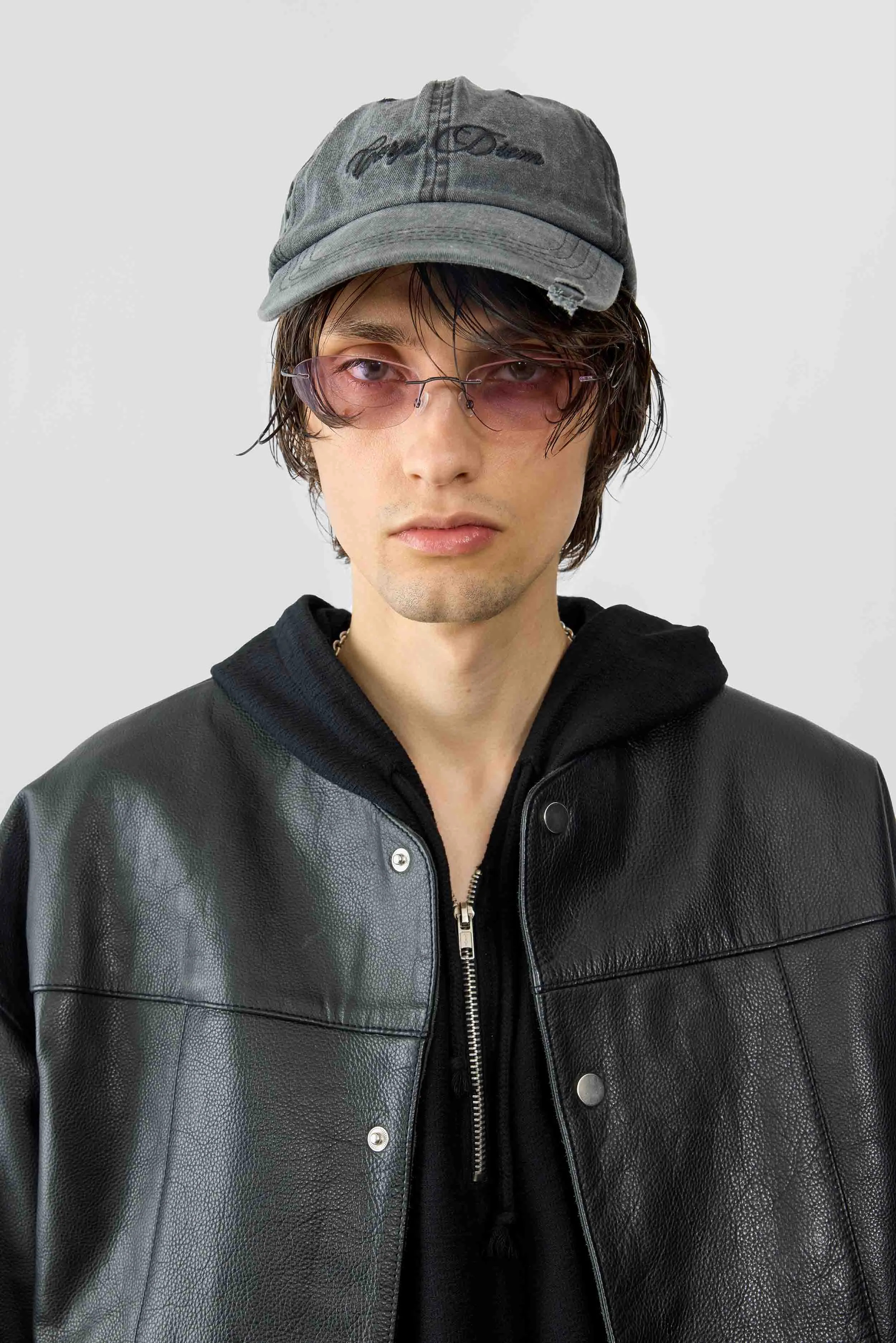 Carpe Diem Grey Dad Cap sold by Deadwood Studios product image thumbnail 3