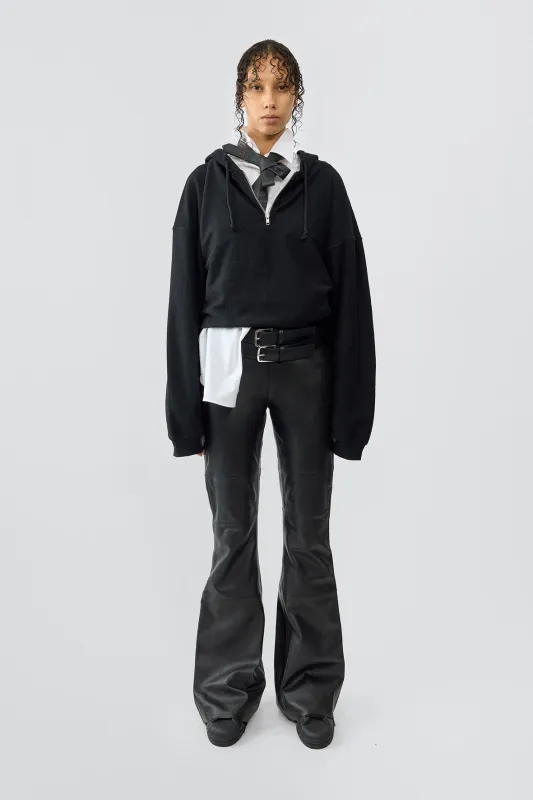 Kick Low Black Leather Pants sold by Deadwood Studios