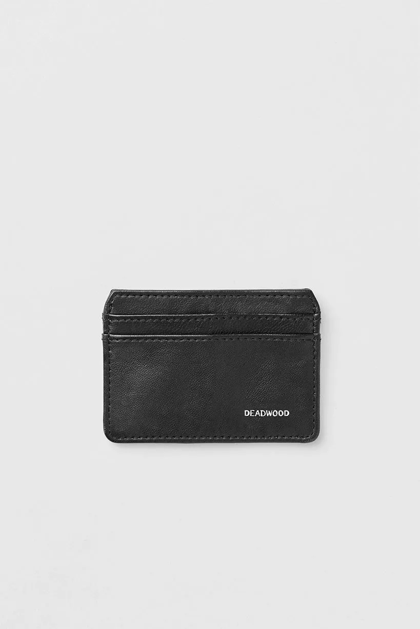 Carsten Black Leather Cardholder sold by Deadwood Studios product image thumbnail 2