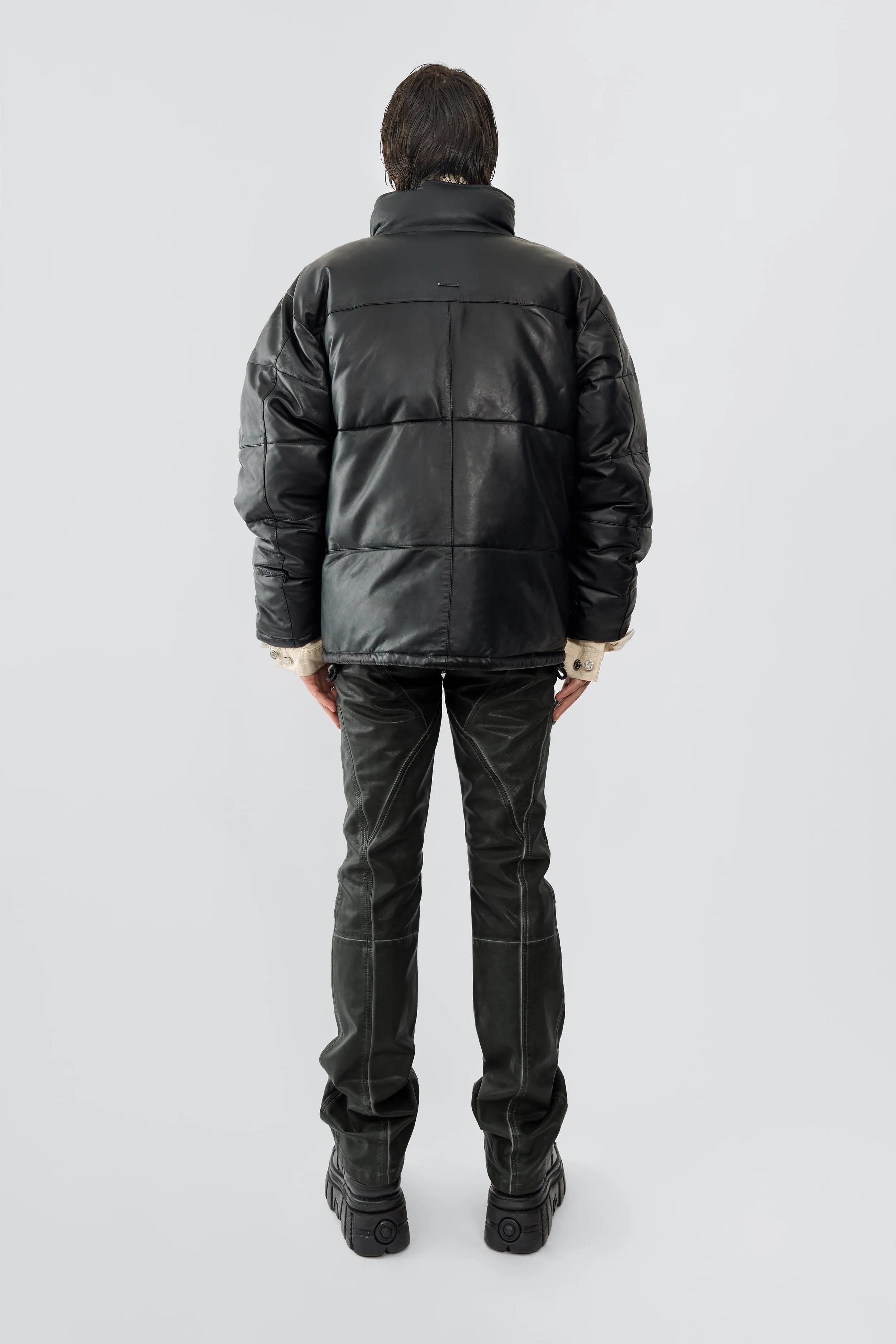 Denver Leather Puffer sold by Deadwood Studios product image thumbnail 3