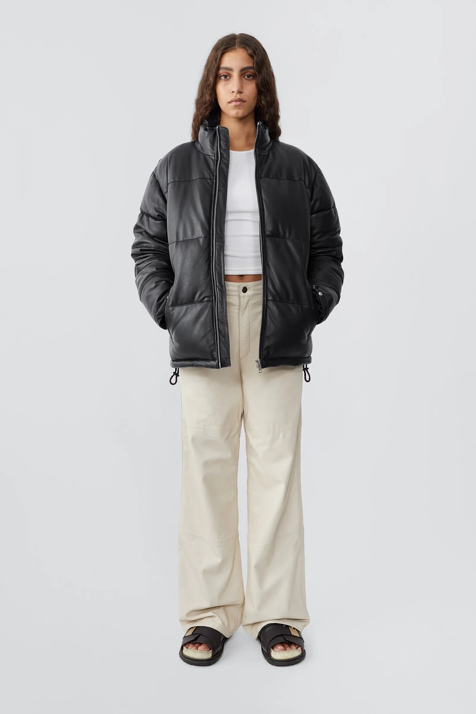 Denver Leather Puffer sold by Deadwood Studios product image thumbnail 5