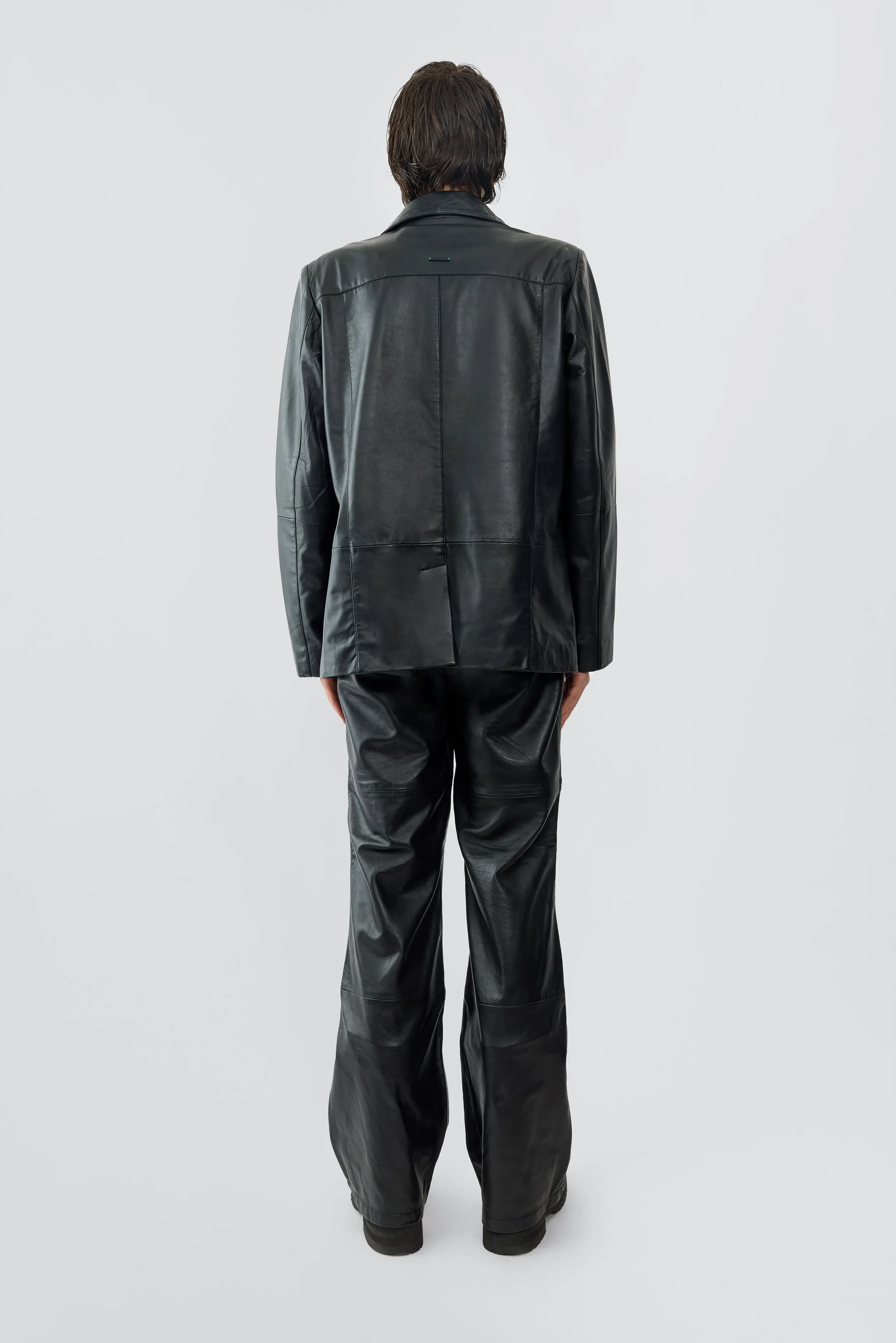 Stanley Black Leather Blazer sold by Deadwood Studios product image thumbnail 4