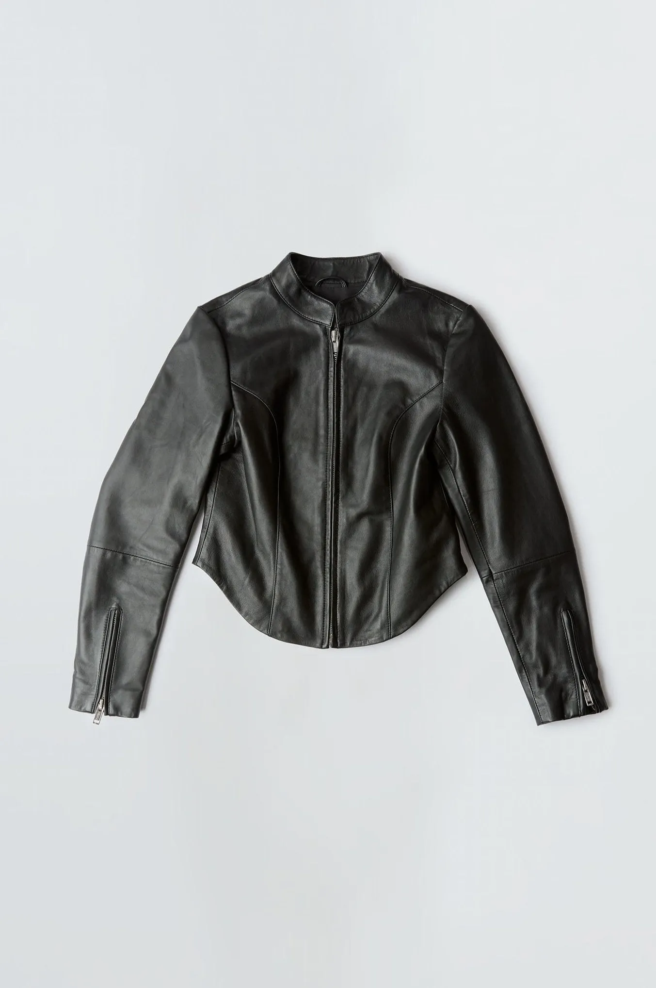 Gazelle Slim Black Leather Jacket sold by Deadwood Studios
