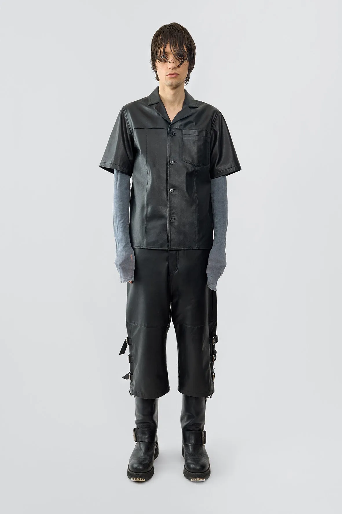 Bahama Black Leather Shirt sold by Deadwood Studios product image thumbnail 2