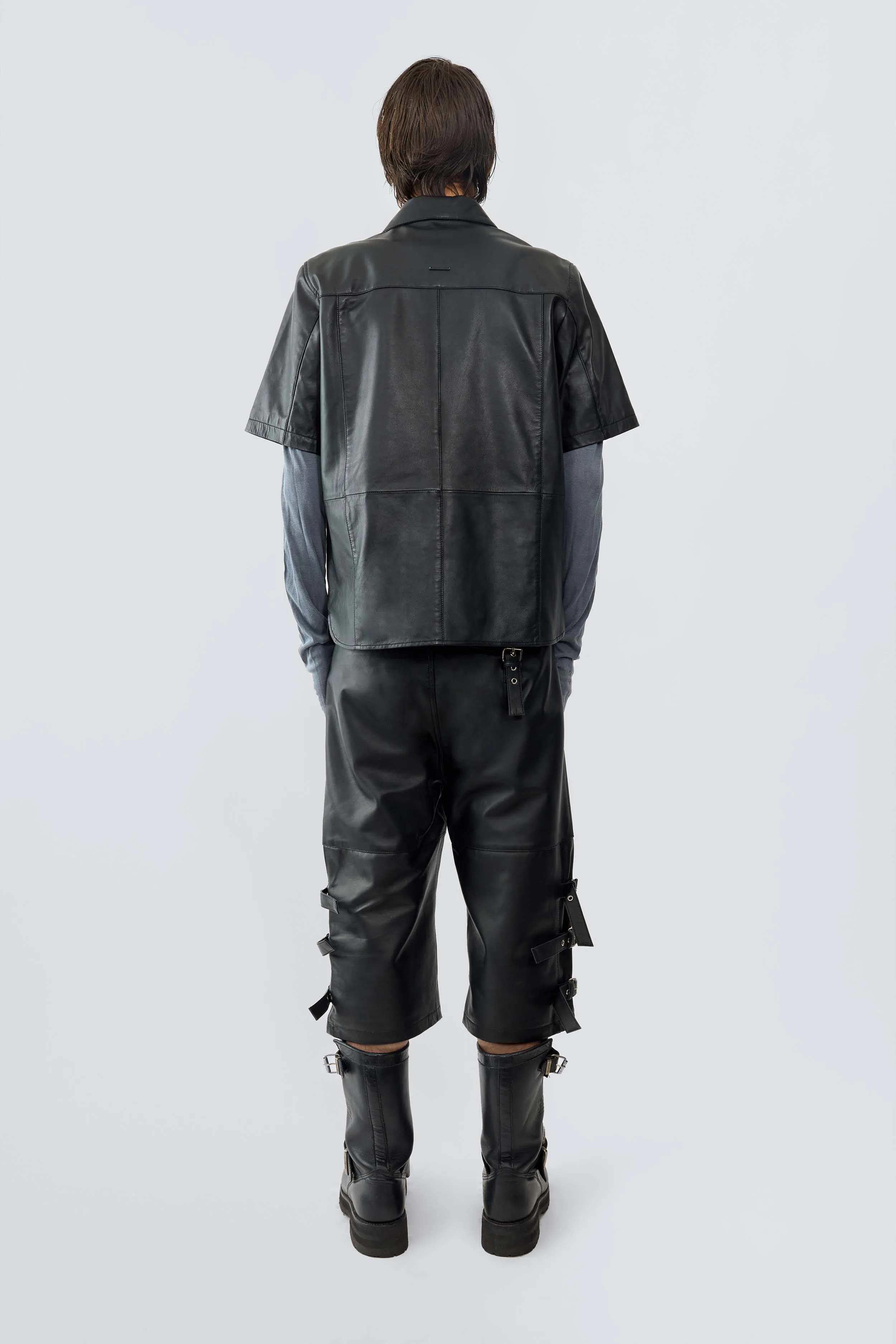 Bahama Black Leather Shirt sold by Deadwood Studios product image thumbnail 3