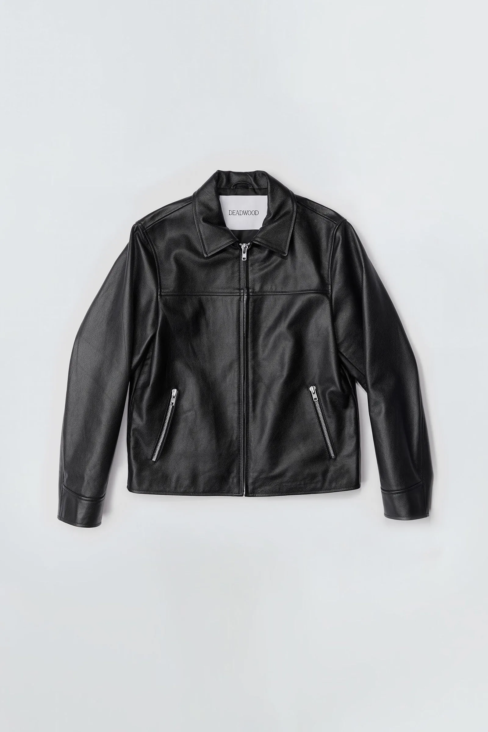 Bruno Black Leather Jacket sold by Deadwood Studios