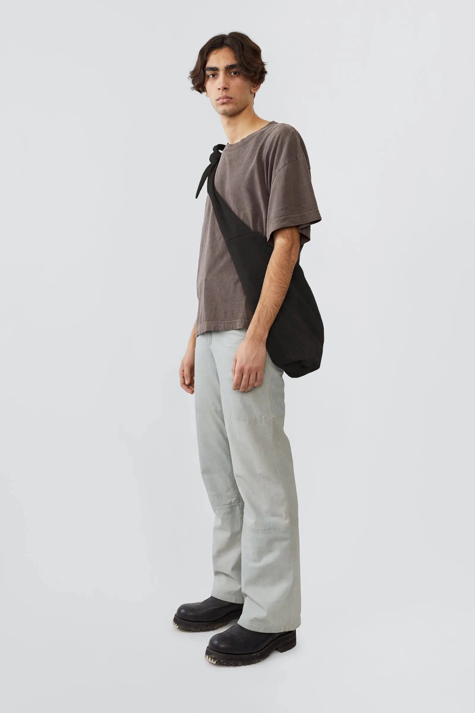 Boel Black Suede Sling Bag sold by Deadwood Studios product image thumbnail 2