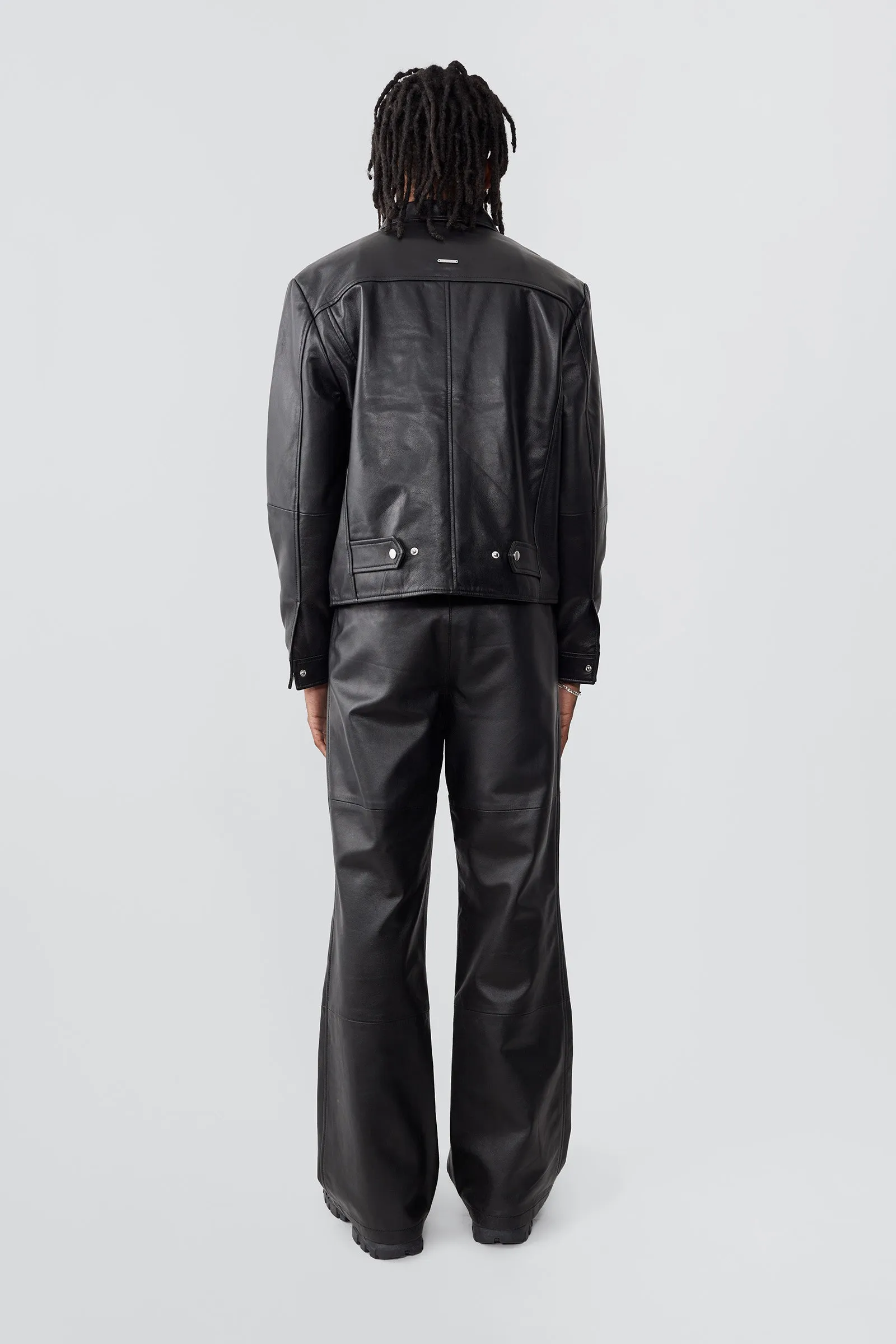 Frankie Black Leather Jacket sold by Deadwood Studios product image thumbnail 4