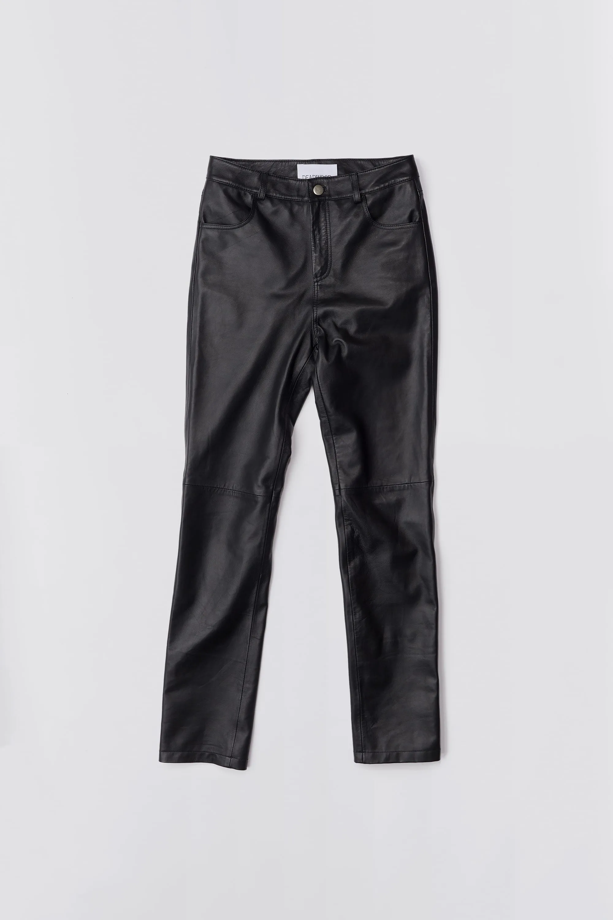Phoenix Black Leather Pants sold by Deadwood Studios