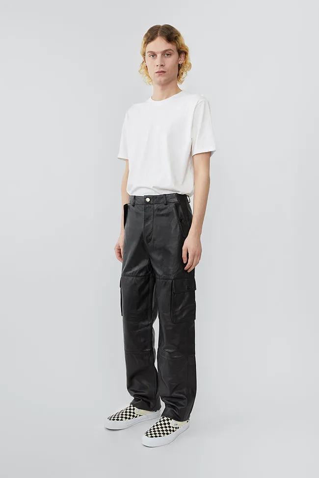 Convoy Black Leather Pants sold by Deadwood Studios product image thumbnail 3