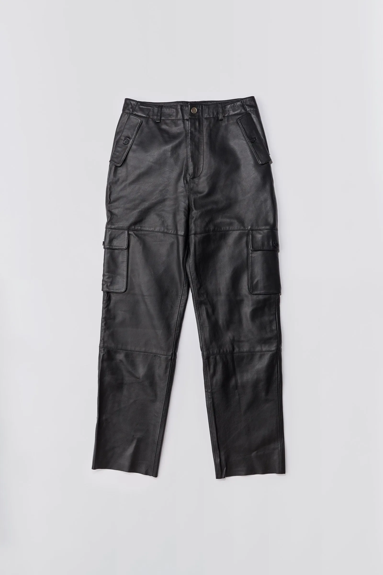 Convoy Black Leather Pants sold by Deadwood Studios