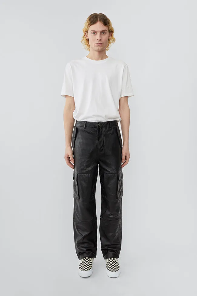 Convoy Black Leather Pants sold by Deadwood Studios product image thumbnail 2