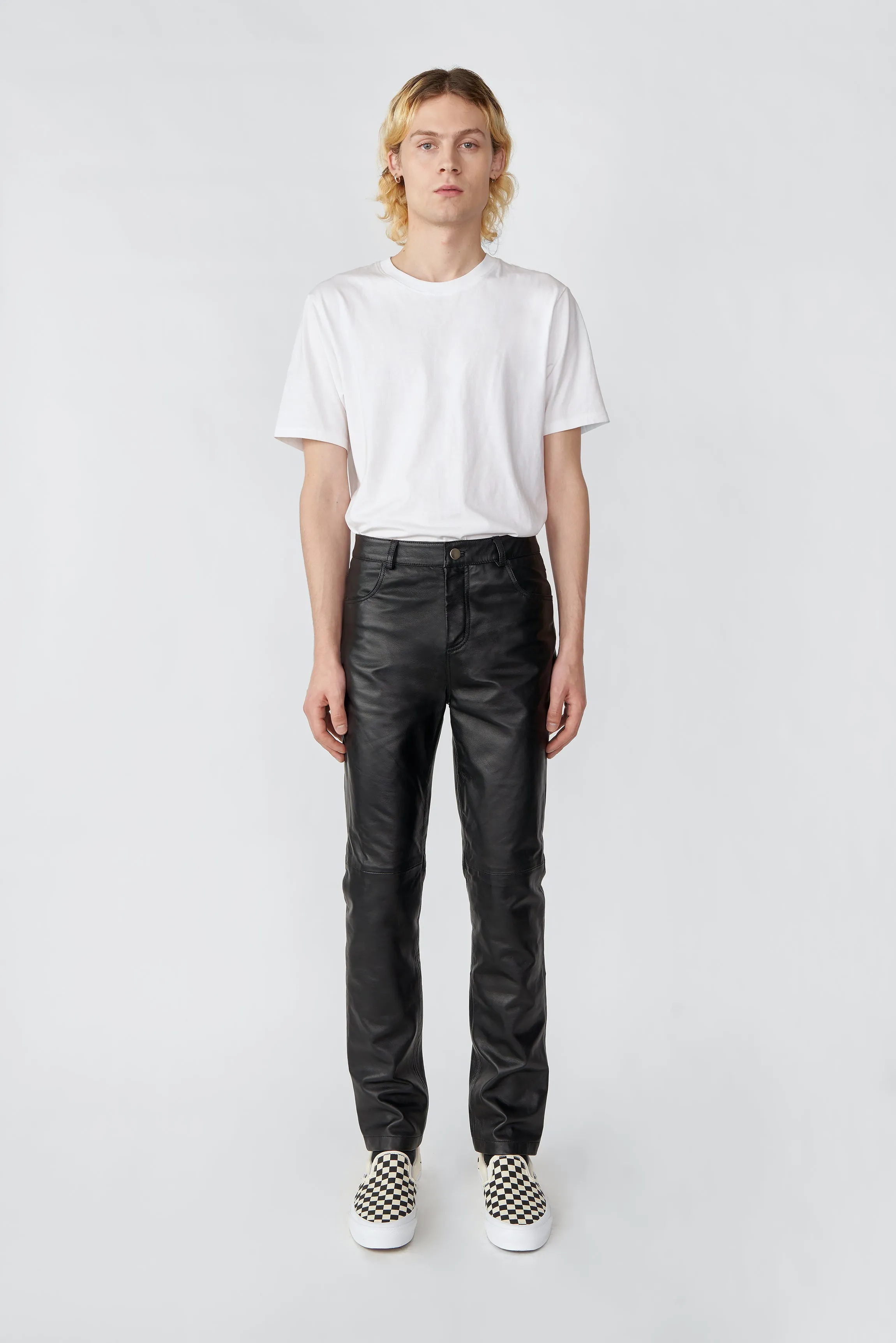 Phoenix Black Leather Pants sold by Deadwood Studios product image thumbnail 2