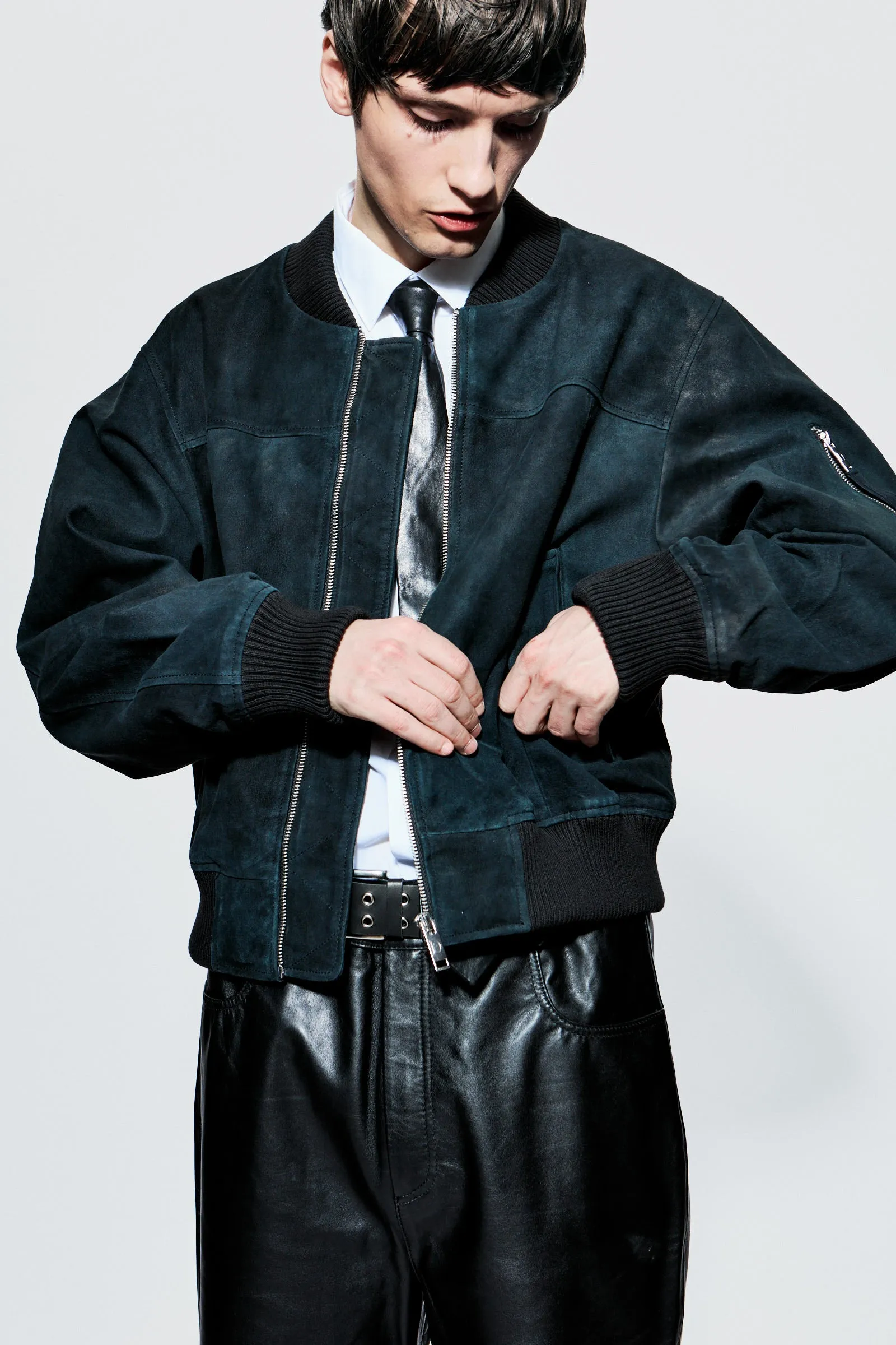 Bofinger Dark Panel Bomber Jacket sold by Deadwood Studios product image thumbnail 4