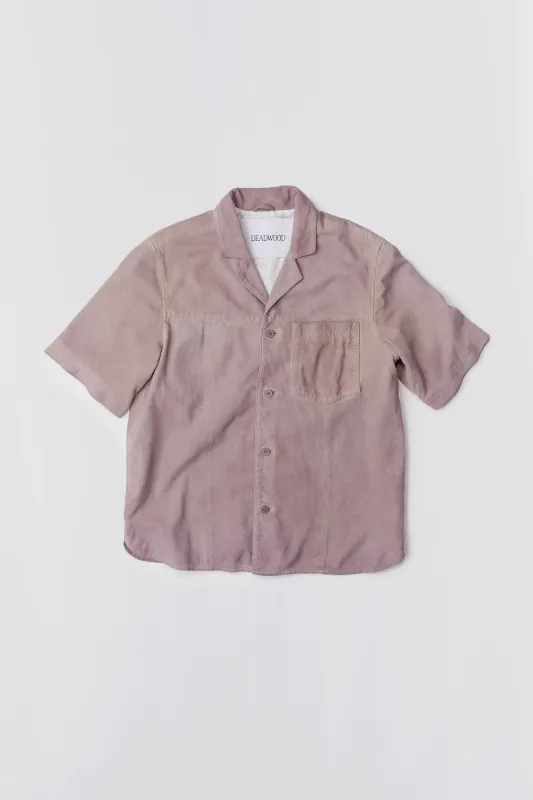 Bahama Hand-dyed Lavender Suede Shirt sold by Deadwood Studios