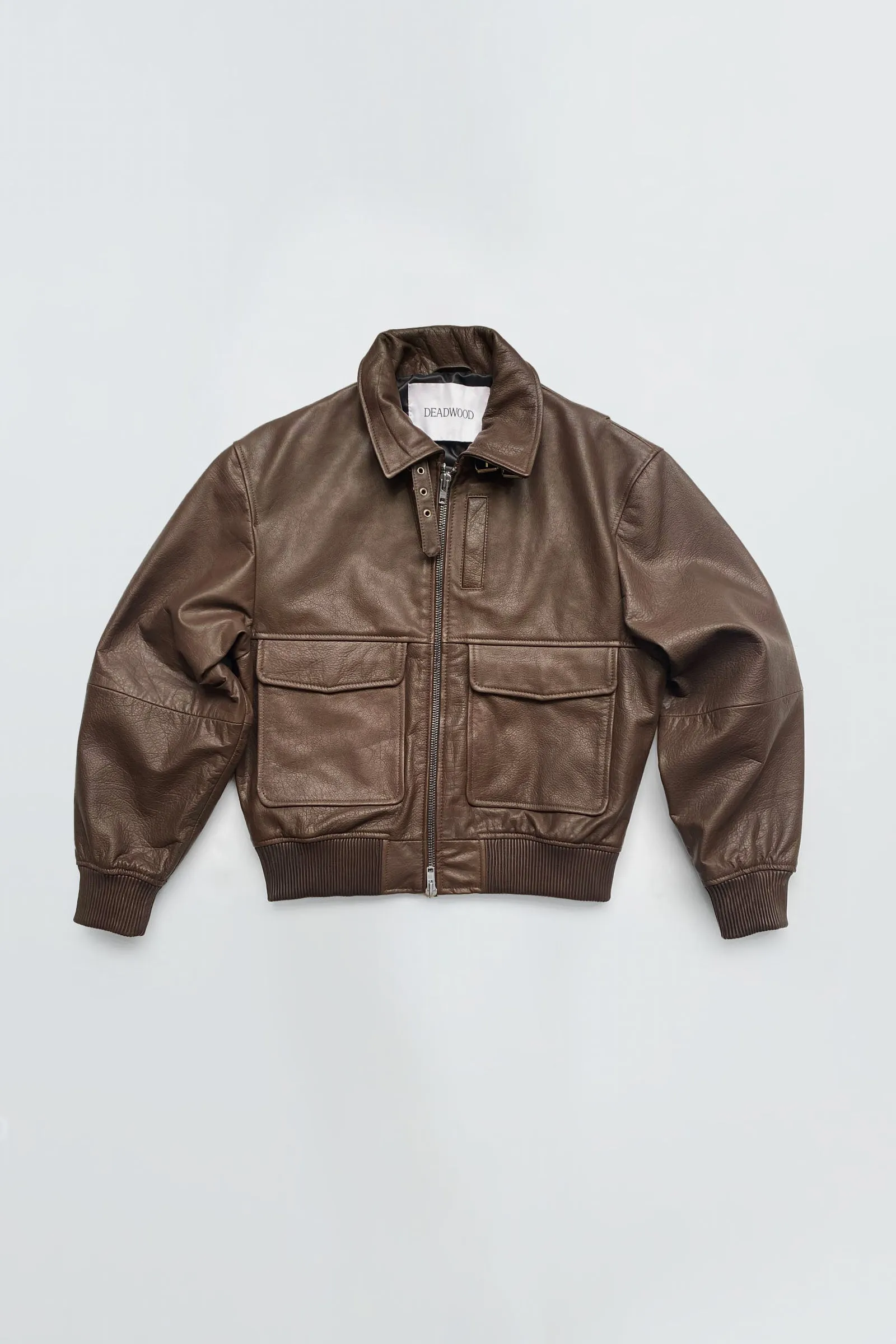 Wingman Brown Leather Jacket sold by Deadwood Studios