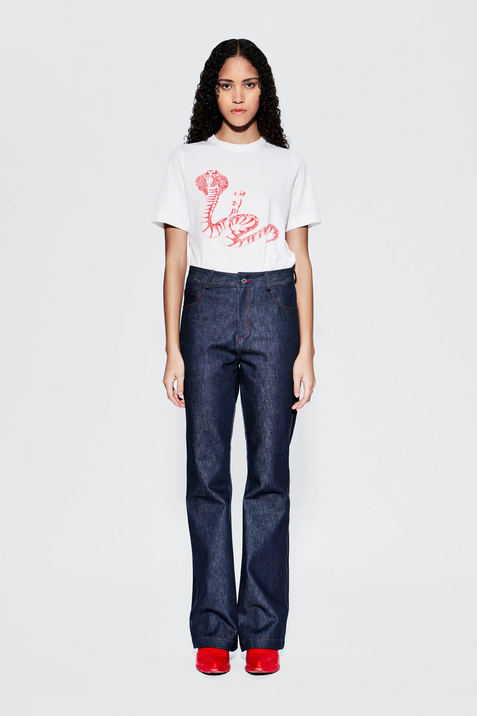 Porter Raw Indigo Jeans – Red Stitch sold by Deadwood Studios product image thumbnail 5