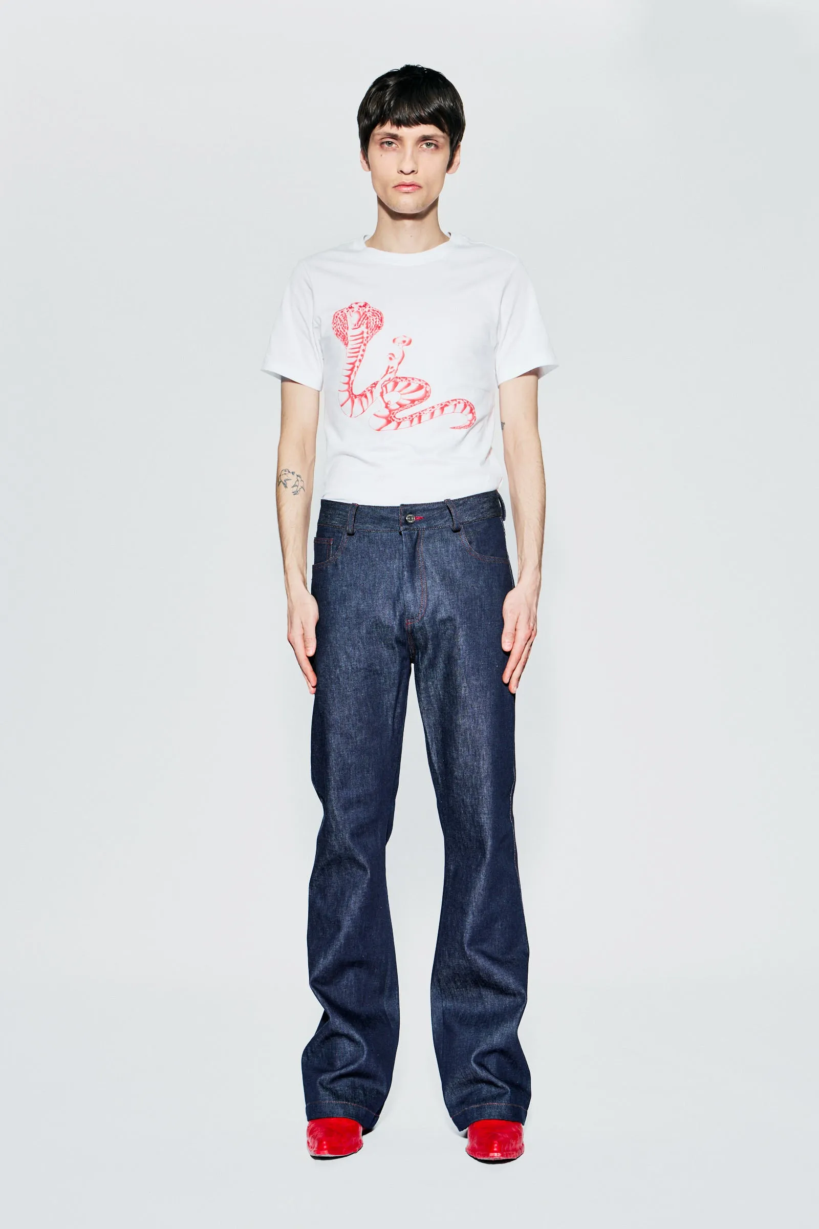 Porter Raw Indigo Jeans – Red Stitch sold by Deadwood Studios