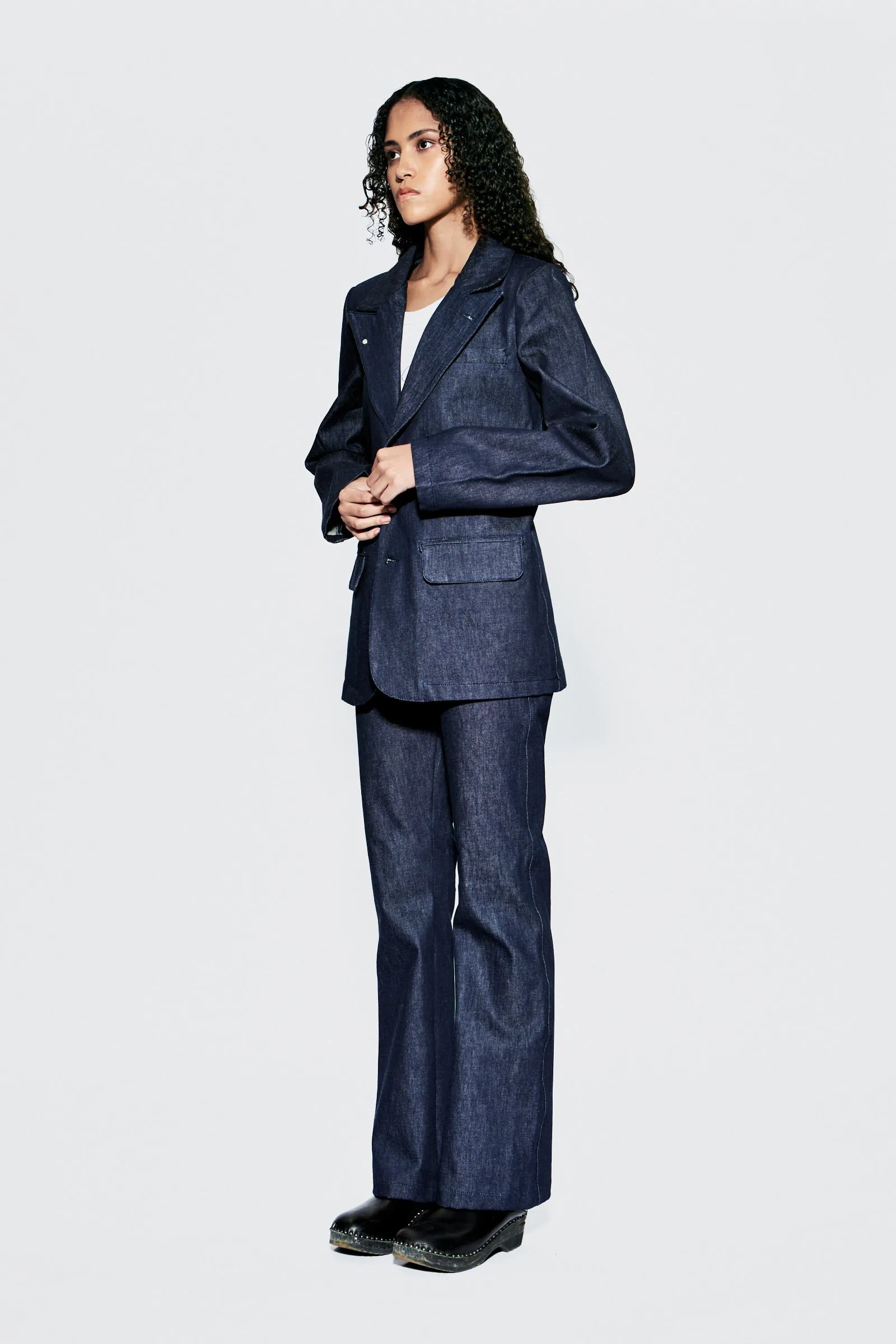 Stanley Blazer – Raw Indigo Denim sold by Deadwood Studios product image thumbnail 4
