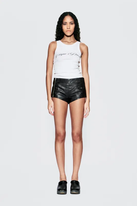 Hilda Shorts - Raw Indigo Denim sold by Deadwood Studios