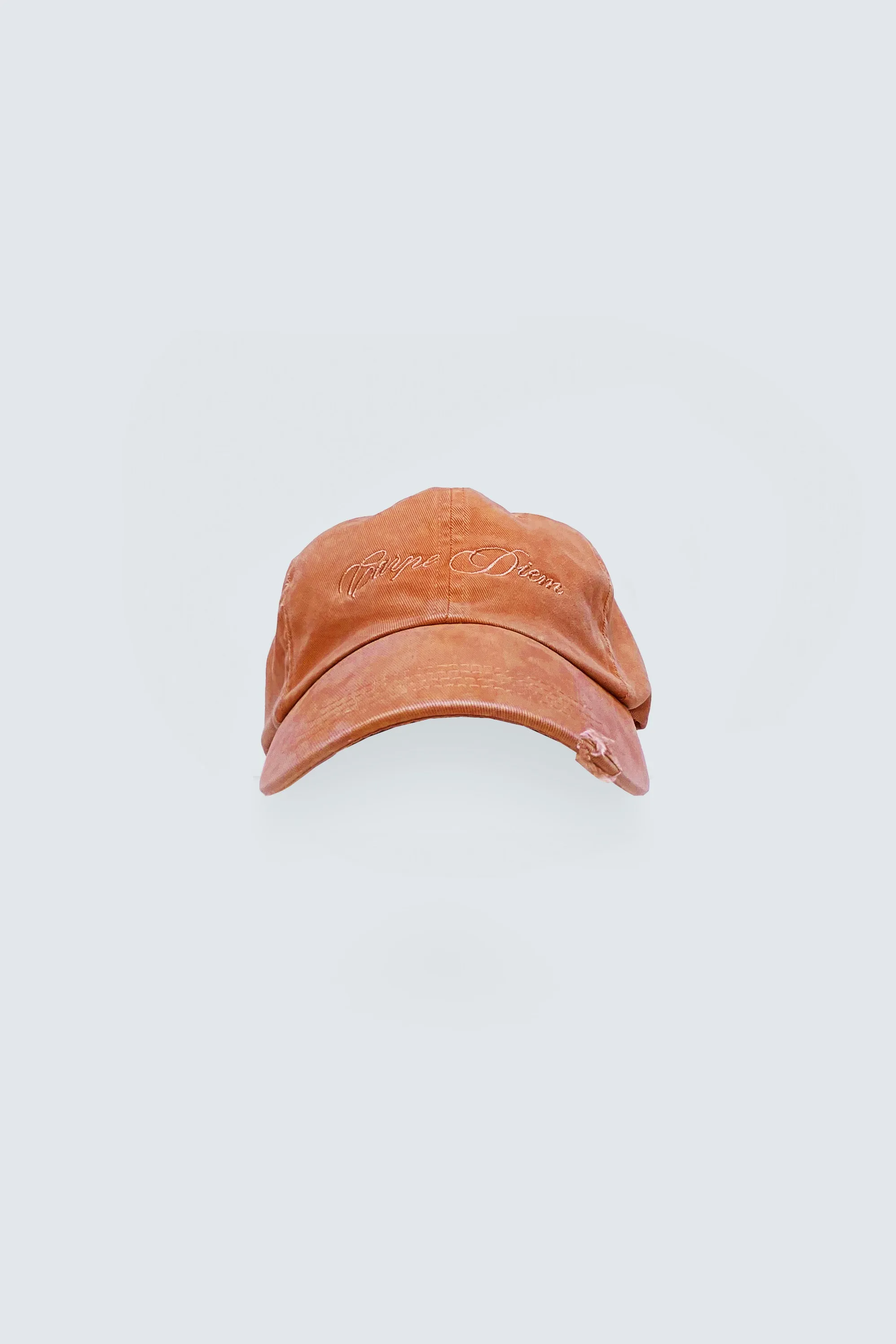 Carpe Diem Orange Dad Cap sold by Deadwood Studios