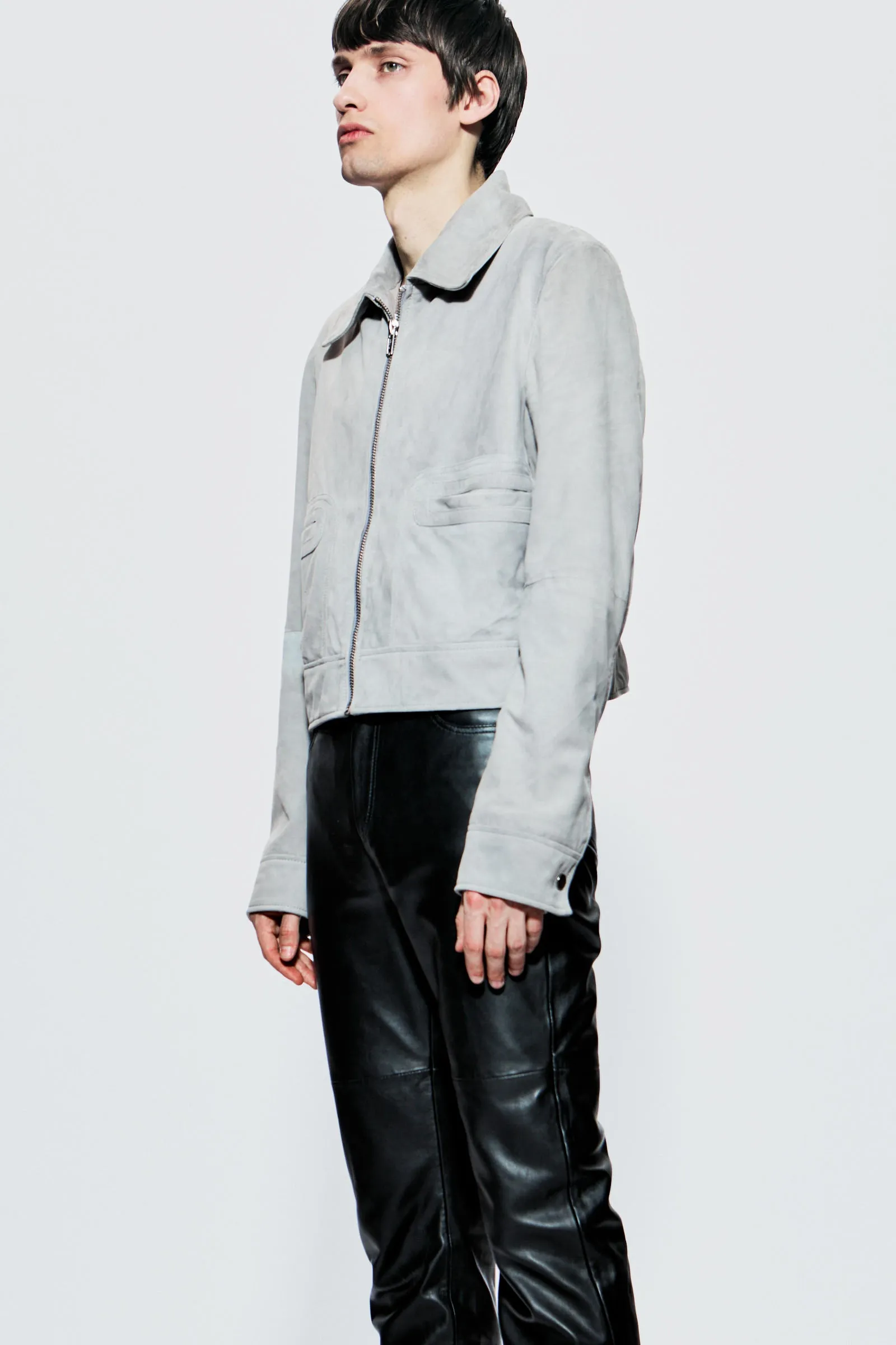 Gable Grey Suede Jacket sold by Deadwood Studios product image thumbnail 3