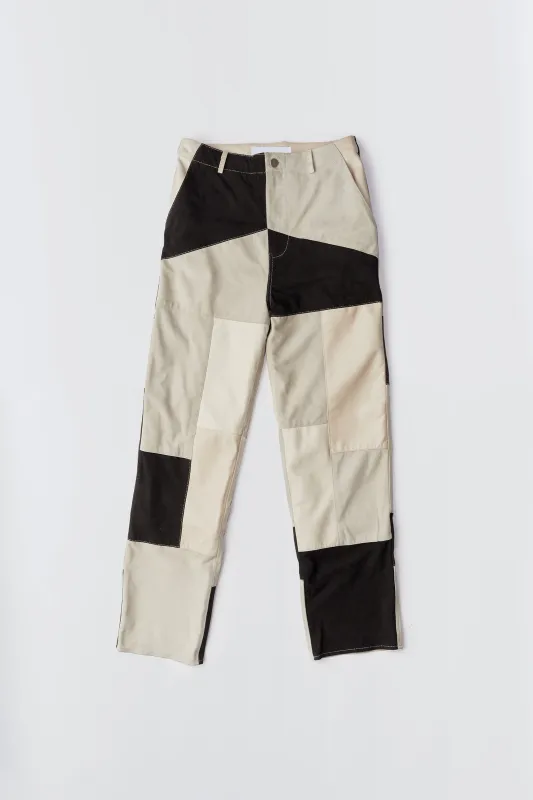 Phil Patched Suede Pants sold by Deadwood Studios