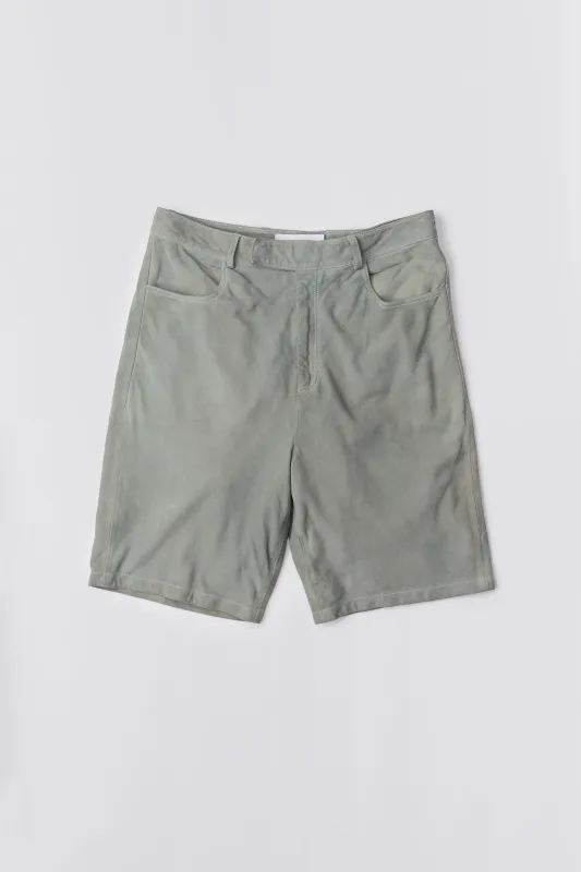 Boi Hand-dyed Ice Suede Shorts sold by Deadwood Studios