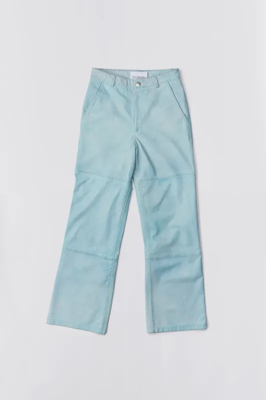Flynn Hand-dyed Ice Leather Pants sold by Deadwood Studios