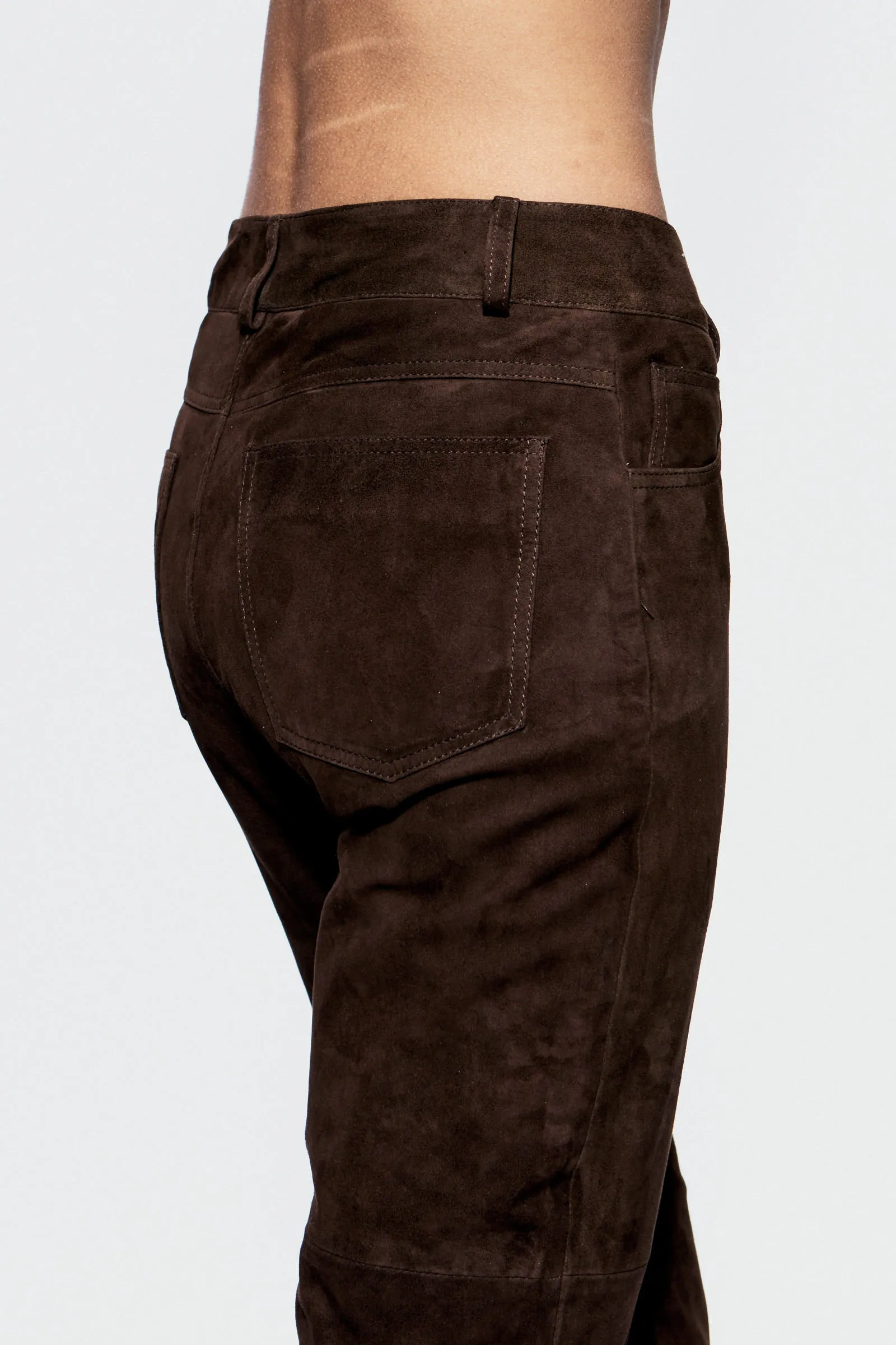Porter Brown Suede Pants sold by Deadwood Studios product image thumbnail 4