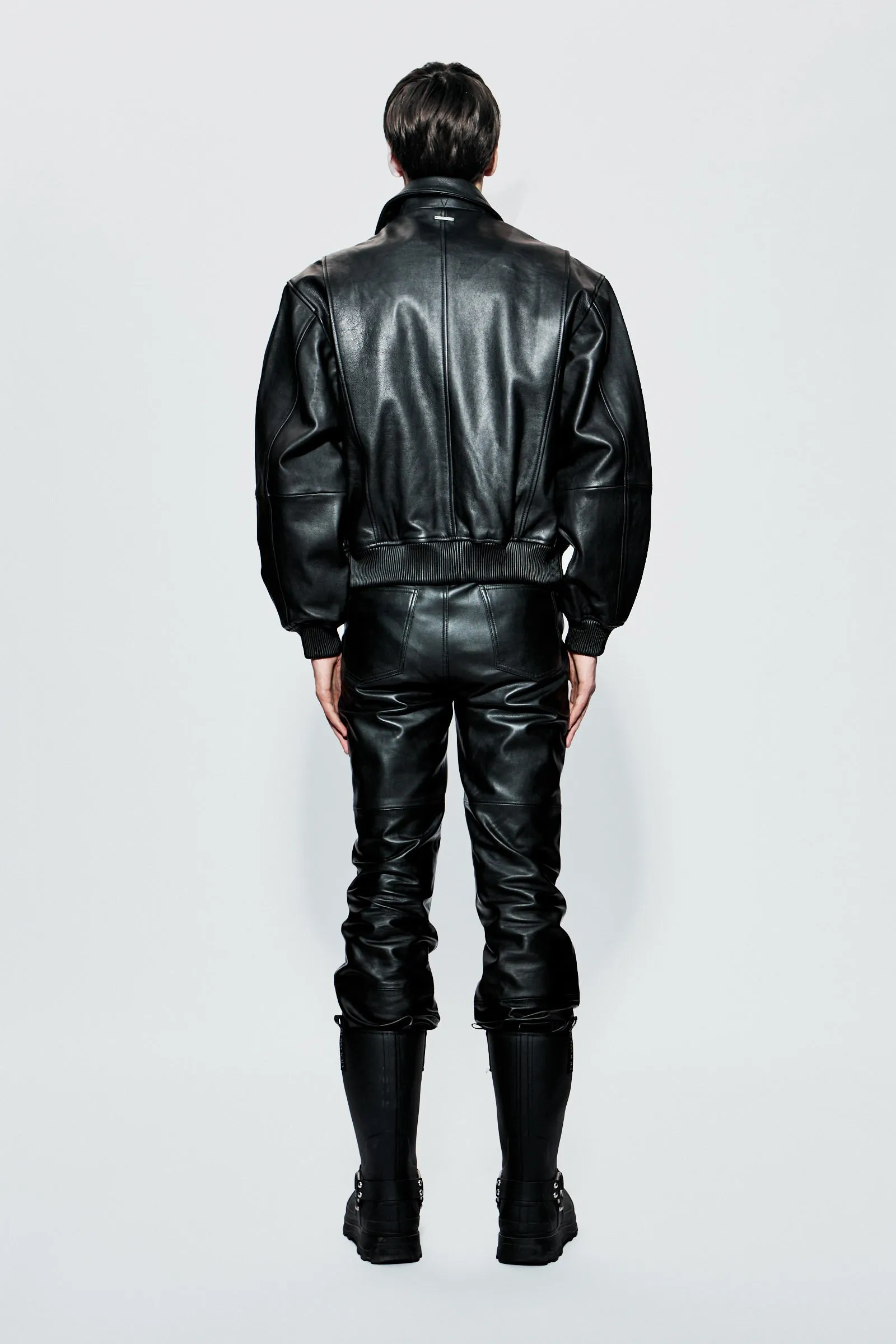 Wingman Black Leather Jacket sold by Deadwood Studios product image thumbnail 2