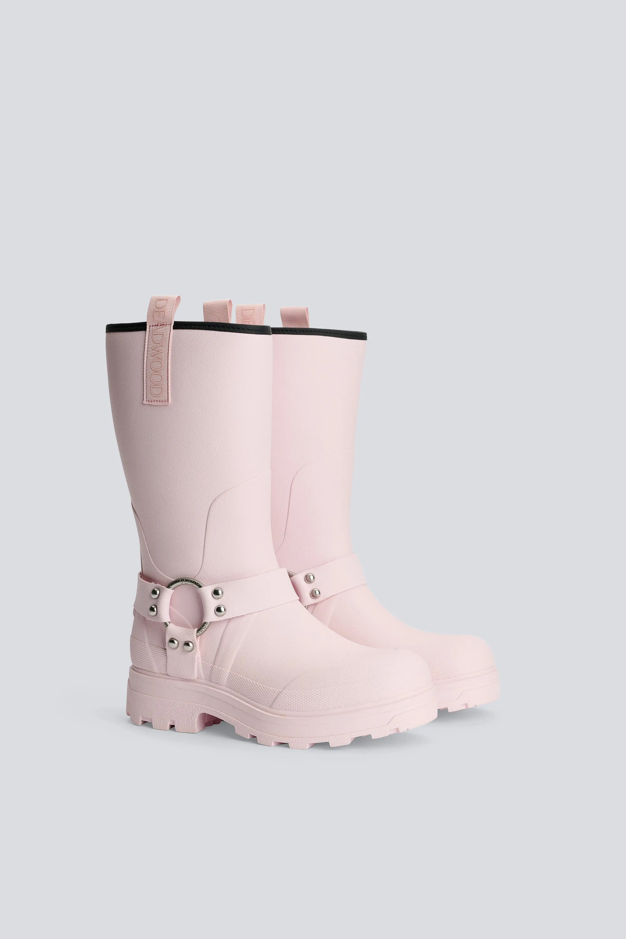 Deadwood x Tretorn Pink Rubber Boot sold by Deadwood Studios