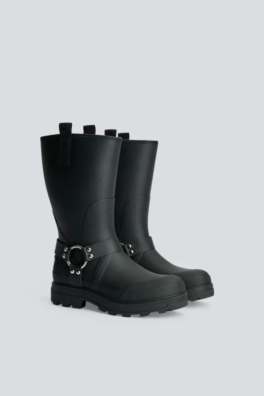 Deadwood x Tretorn Black Rubber Boot sold by Deadwood Studios