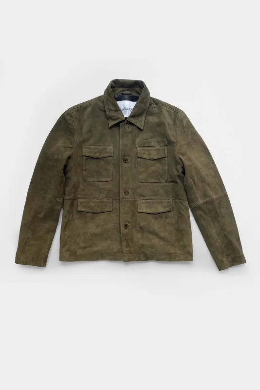 Gobi Army Green Suede Jacket sold by Deadwood Studios