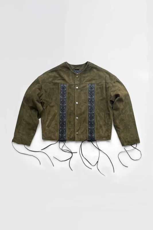 Romy Oversized Suede Jacket sold by Deadwood Studios